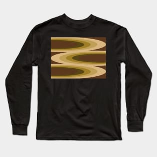 70s retro pattern Long Sleeve T-Shirt